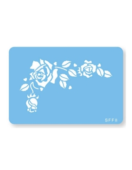 Stencil - Romantic Rose